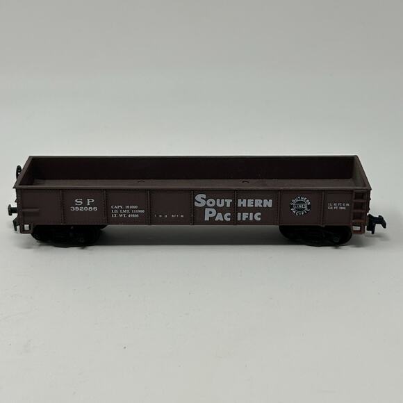 Southern Pacific HO Gauge Gondola Car Freight Scale Model Train Life Like Brown - Picture 1 of 7